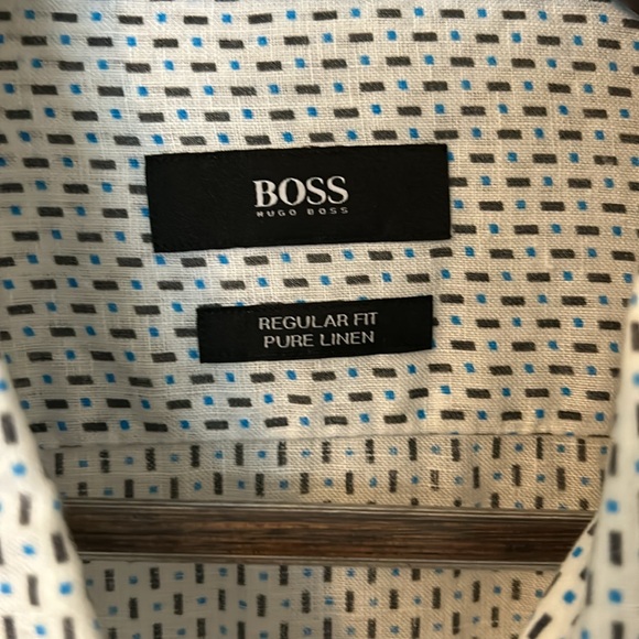 Hugo Boss linen shirt. - Picture 4 of 8